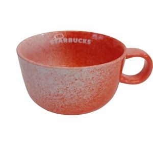 Starbucks Holiday 2020 Speckled Red White Wide Mouth Mug 16 ounce